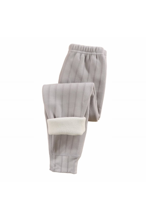 Girls Ribbed Thermal Leggings, Footless Sports Underpants Cuddly Jogging Bottoms for Autumn Spring, Thick Tights No Feet