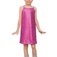thumbnail image 1 of XQYLOS Girls Sequin Dress Adjustable Spaghetti Strap Pencil Cami Midi Bodycon Sparkly Party Holiday Wedding Prom Homecoming Formal Dance Birthday Gift 6-15Y, 1 of 4