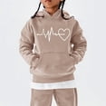 thumbnail image 1 of XQYLOS Heart Print Graphic Hoodies for Teen Girls Long Sleeve Oversized Pullover Cute Sweatshirts Plus Size Fashion Tops, 1 of 5