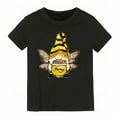 thumbnail image 1 of XQYLOS Kids Bee Festival Gnome Carton Print Honey Short Sleeve T-Shirt for Boys & Girls, Cute Casual Playful Graphic Tee, Soft Cotton Toddler to Youth Sizes 1-10Y, 1 of 4