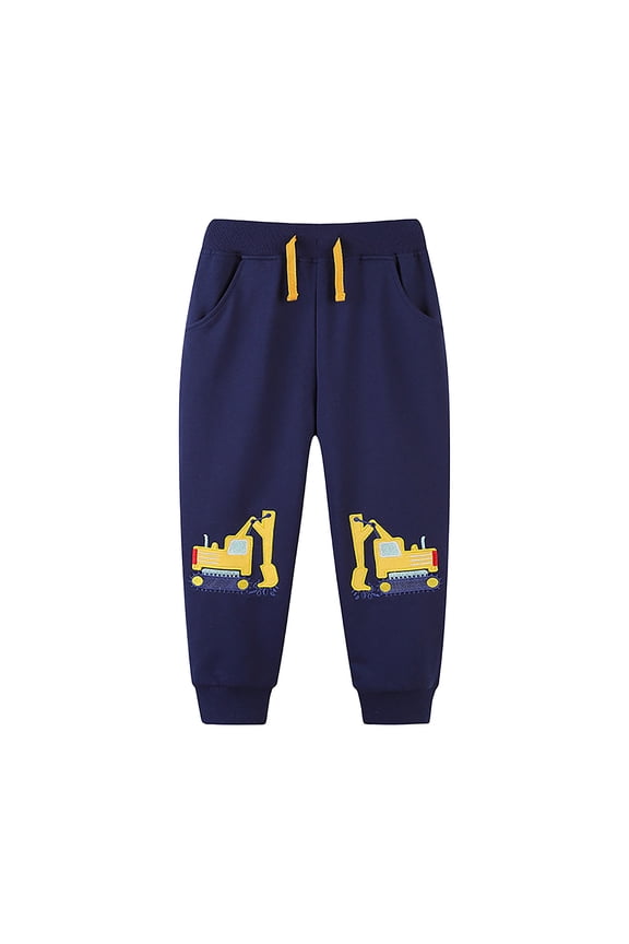 Kids Chill Athletic Sweatpants New Boy's Pants Embroidery Drawstring Leg Sweatpants European And American Style Fashion Children's Sports Pants