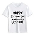 thumbnail image 1 of XQYLOS Kids' Round Neck Graphic Tee With Adorable Design 100th Day Of School Celebration For Girls And Boys Kids T Shirts Fun Colorful Numbers, 1 of 1