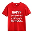 thumbnail image 1 of XQYLOS Kids' Round Neck Graphic Tee With Adorable Design 100th Day Of School Celebration For Girls And Boys Kids T Shirts Fun Colorful Numbers, 1 of 1