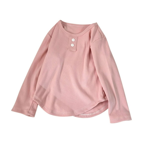 XQYLOS Kids Thermal Base Layer Long Sleeve T-Shirt Comfortable All-Season Undershirt for Boys Girls Winter Spring Fall