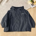 thumbnail image 1 of XQYLOS Kids Waterproof Jacket Windproof Hooded Raincoat Lightweight Zipper Windbreaker Boys Girls Outdoor Hiking Clothes Rain Gear Jacket, 1 of 6