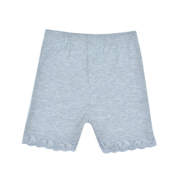 XQYLOS No-Slip Safety Shorts Anti-Slip Girls Shorts Safe Playground Shorts For Girls New Girls' Pants For Summer Children Anti Slip Shorts Student Three Point Lace Leggings Shorts