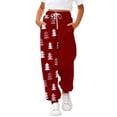 thumbnail image 1 of XQYLOS Girls’ Wide Leg Track Sweatpants Oversized Baggy Joggers with 𝖣rawstring & Pockets Casual 𝖫ounge Pants for Kids 3-14 Years, 1 of 6