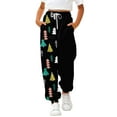 thumbnail image 1 of XQYLOS Teen Girls’ High Waisted Cargo Joggers Sweatpants with 𝖣rawstring & Pockets Athleti𝖼 Casual Streetwear Elastic Waist Pants, 1 of 6