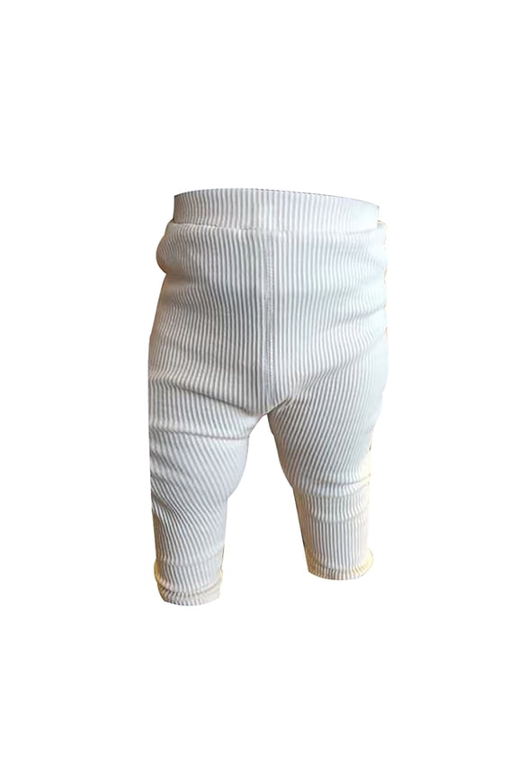 Toddler Baby Boys Girls Ribbed Leggings Kids Solid Color Waist Yoga Pants Footless Stretchy Pant with Pockets Playtime Comfort