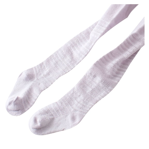 XQYLOS Toddler Cable Knit Leggings, Cotton Blend Warm Pantyhose Tights, Soft Stretchy Winter Thermal Pants for Baby Girls