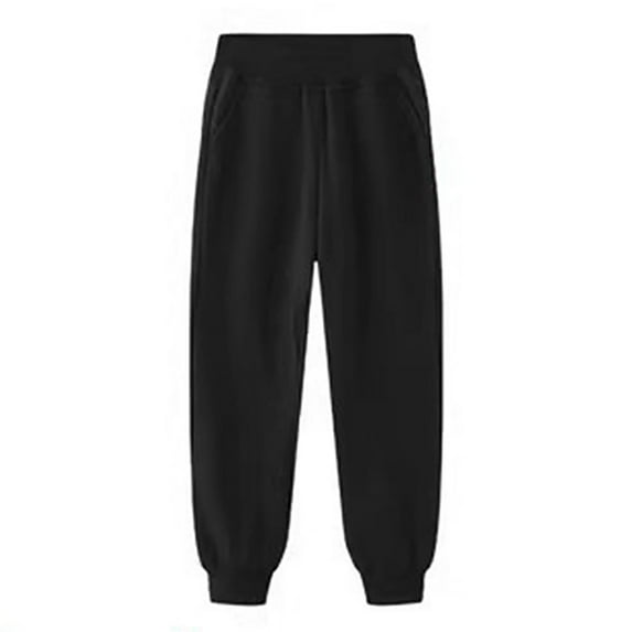 XQYLOS Toddler Fitness Joggers Children's Sweatpants Solid Color Summer And Spring Casual Pants For Boys And Girls Medium Children Boys Black Pants