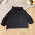 thumbnail image 1 of XQYLOS Toddler Rain Jacket Lightweight Waterproof Hooded Windbreaker Lined Raincoat with Zipper Boys Girls Fall Weather Outerwear, 1 of 5