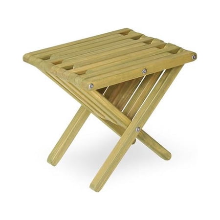 XQuare XQET-191517-AV 16 x 16 x 16.5 in. Wooden End Table, Avocado - Small