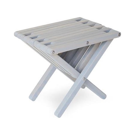 XQuare XQET-191517-PF 16 x 16 x 16.5 in. Wooden End Table, Phoenix Fossil - Small