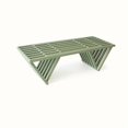 thumbnail image 1 of XQuare XQBC-542116-WG 54 x 20 x 17 in. Wooden Backless Bench - Two Seat, Woodland Green, 1 of 1