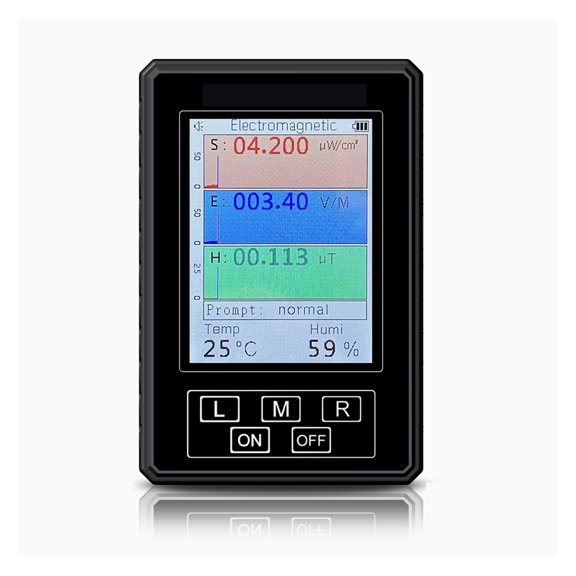 XR-2 PRO Handheld Electromagnetic Field Radiation Detector Tester Portable Radiation Dosimeter Monitor Tester EMF Meter ,Precise Measurement
