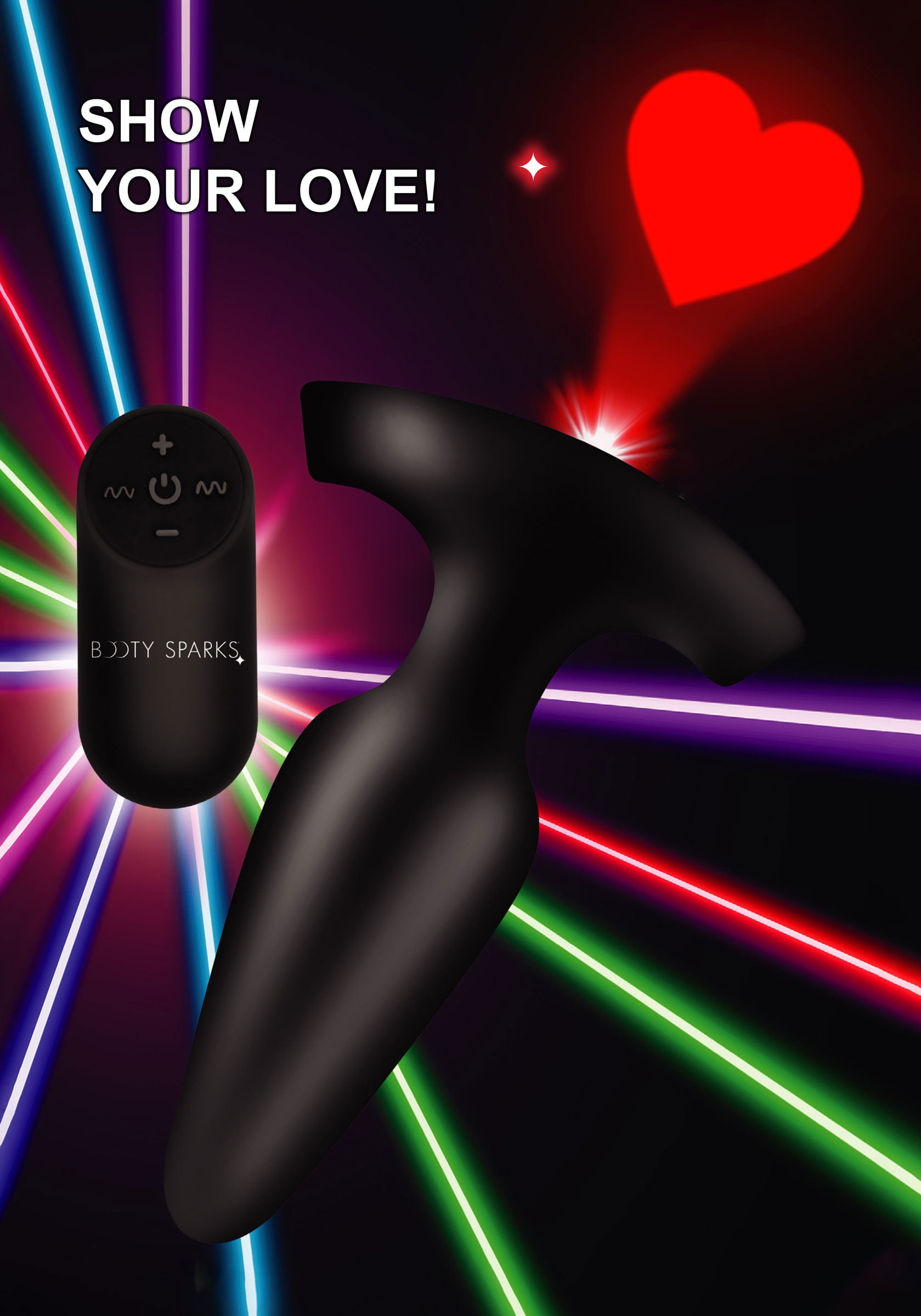 anal plug laser Booty Sparks Laser Series Remote Control Anal Plug main image 0