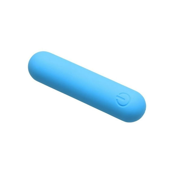 Bang Flexible Rechargeable Silicone Bullet Vibrator, Blue
