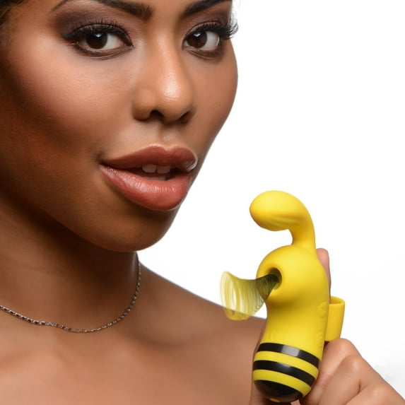 XR Brands Sucky Bee Clitoral Stimulating Finger Vibe