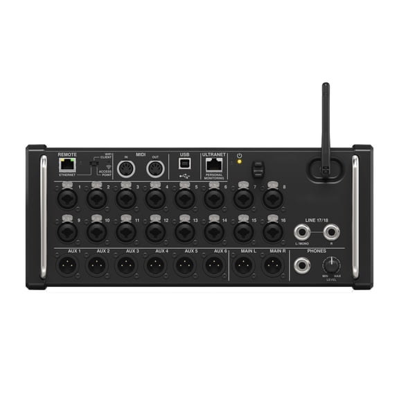 XR18/MR18 Rack Mount Professional Digital Mixer Built-in Wifi DSP Mixer DJ Recording Studio with USB Recorder ,Easy to Operate