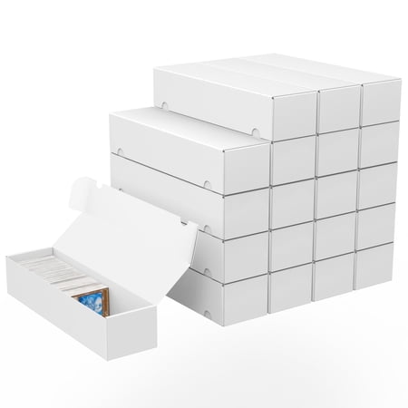 XRACV Trading Card Storage Box, 20-Pack 1100 Count White Corrugated Cardboard Bulk Sports Storage Box for TCG/Magic/Mtg Basketball Cards, Collectible Trading Cards price history and forecast - XRACV PJ-Trading Card Box-FJ-1R-20P