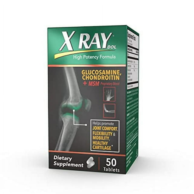 XRAY Dol Joint Health Supplement Tablets with Glucosamine, Chondroitin