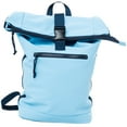 thumbnail image 1 of X RAY JEANS Mens Waterproof Expandable Roll Top Backpack, Carolina Blue/Navy, OS, 1 of 4