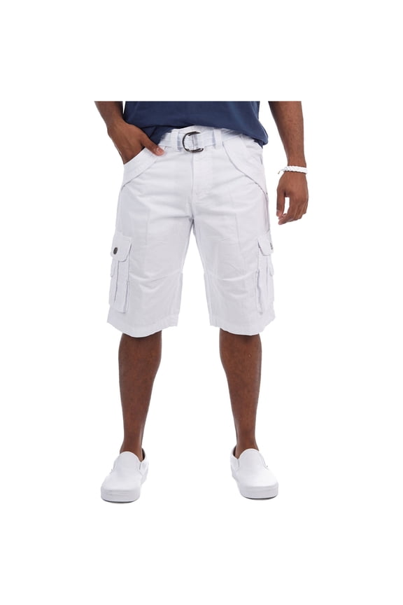 XRAY Jeans Mens Canvas Flat-Front Cargo Shorts