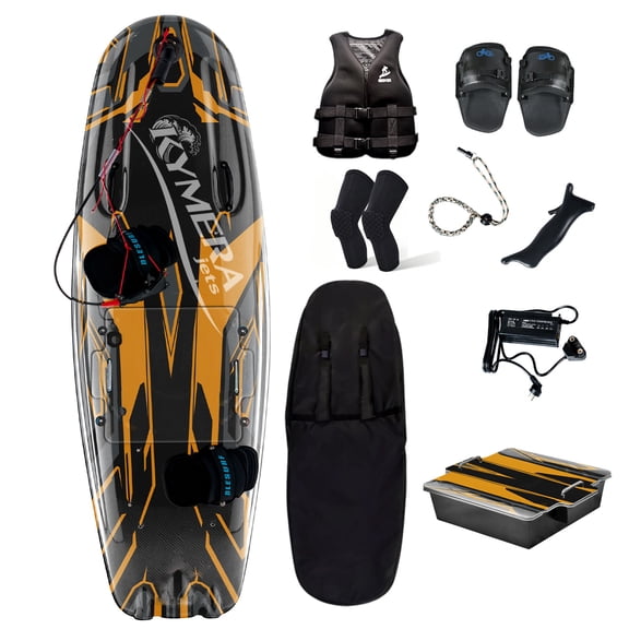 XRELIATECH Carbon Fiber High-Speed Electric Surfboard 15 kW Water Jet Surf Board,Max-Speed 55 KM/h,330Ibs Load Capacity, Battery Life 60-120 Min,IP67 Waterproof, Hydrofoil Board for Adult