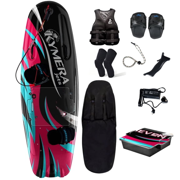 XRELIATECH Carbon Fiber High-Speed Electric Surfboard 15 kW Water Jet Surf Board,Max-Speed 55 KM/h,330Ibs Load Capacity, Battery Life 60-120 Min,IP67 Waterproof, Hydrofoil Board for Adult