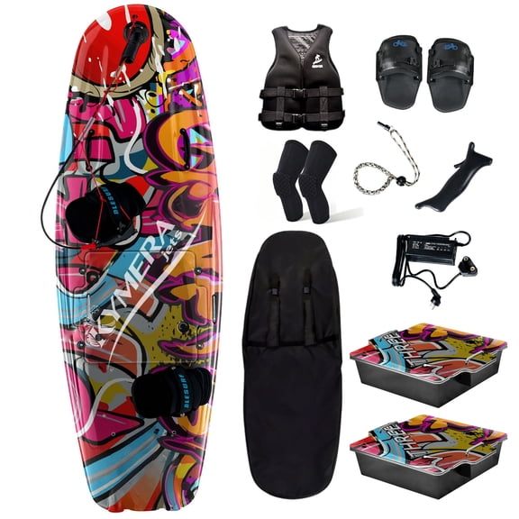 XRELIATECH Carbon Fiber High-Speed Electric Surfboard 15 kW Water Jet Surf Board,Max-Speed 55 KM/h,330Ibs Load Capacity, Battery Life 60-120 Min,IP67 Waterproof, Hydrofoil Board for Adult