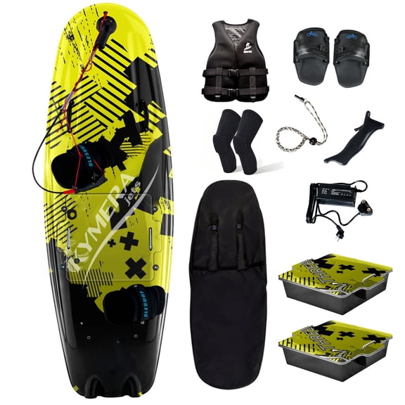 XRELIATECH Carbon Fiber High-Speed Electric Surfboard 15 kW Water Jet Surf Board,Max-Speed 55 KM/h,330Ibs Load Capacity, Battery Life 60-120 Min,IP67 Waterproof, Hydrofoil Board for Adult