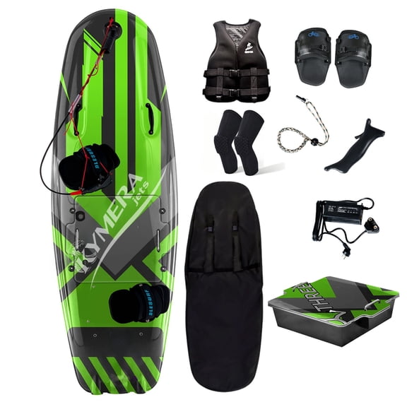 XRELIATECH Carbon Fiber High-Speed Electric Surfboard 15 kW Water Jet Surf Board,Max-Speed 55 KM/h,330Ibs Load Capacity, Battery Life 60-120 Min,IP67 Waterproof, Hydrofoil Board for Adult