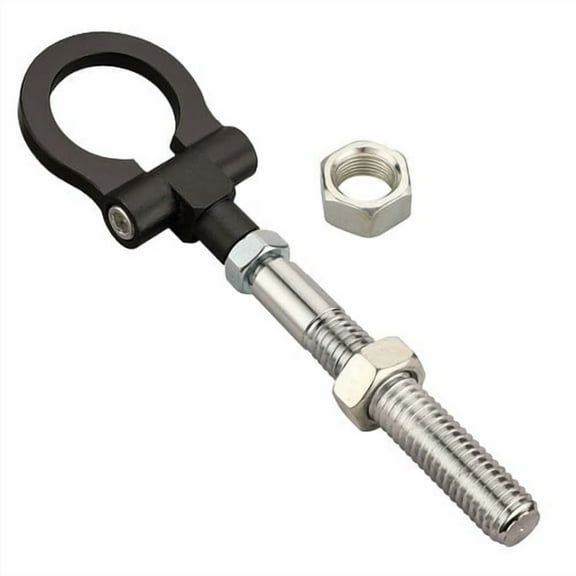 XRMXF Heavy Duty Anodized Folding Black Front Tow Hooks Track Racing Towing Kits Compitable for 2014-2025 Chevrolet C7 & C8 Corvette GM ,2006-2009 Cadillac XLR