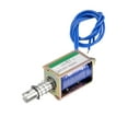 thumbnail image 1 of XRN-0630T DC 12V 10N 10mm Push Pull Type Open Frame Solenoid Electromagnet, 1 of 4