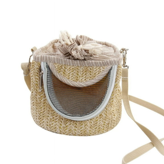 XROMTBEM Portable Small Pet Carrier Breathable Outdoor Travel Hedgehog Hamsters Carrying Storage Shoulder Bag Sleeping Pouch