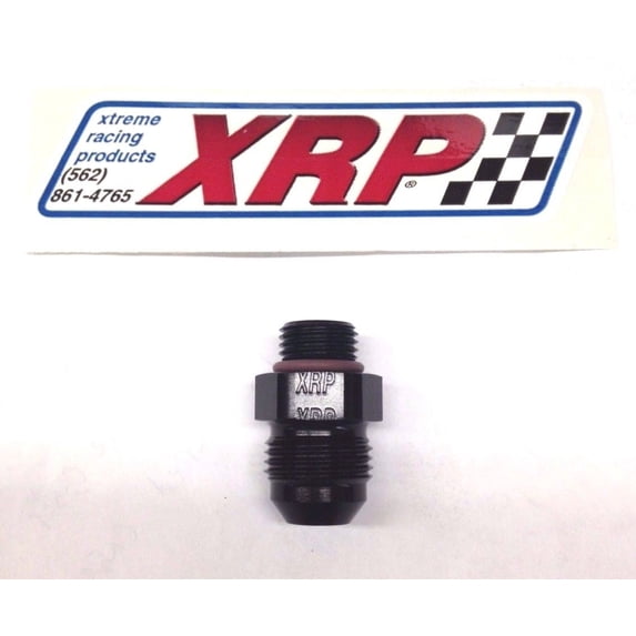 XRP 980068 Fitting, Adapter, Straight, 6 AN Male to 8 AN Male O-Ring, Aluminum