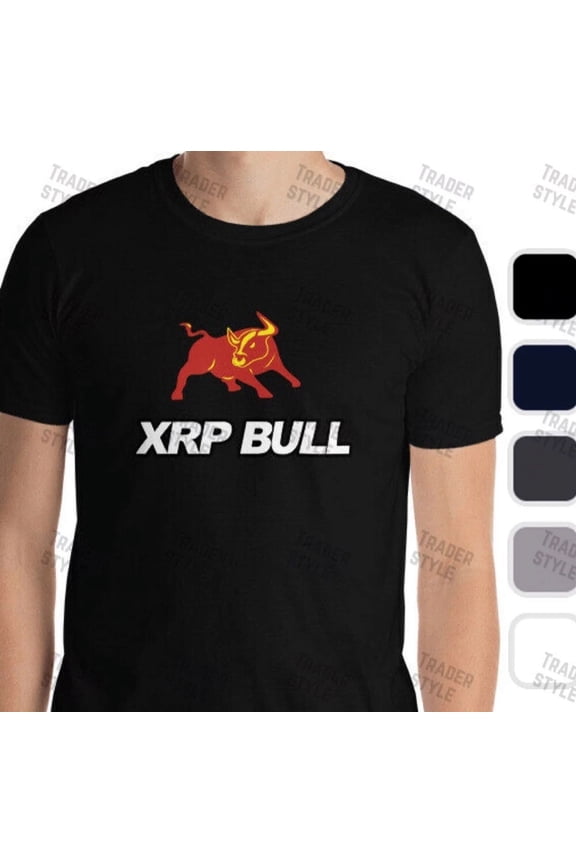 XRP Bull T-shirt crypto trader gift tee | eBay