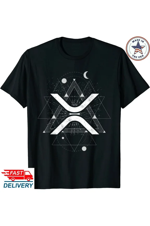 XRP Crypto Gift Cryptocurrency Blockchain Community T-Shirt, XRP Coin T-shirt