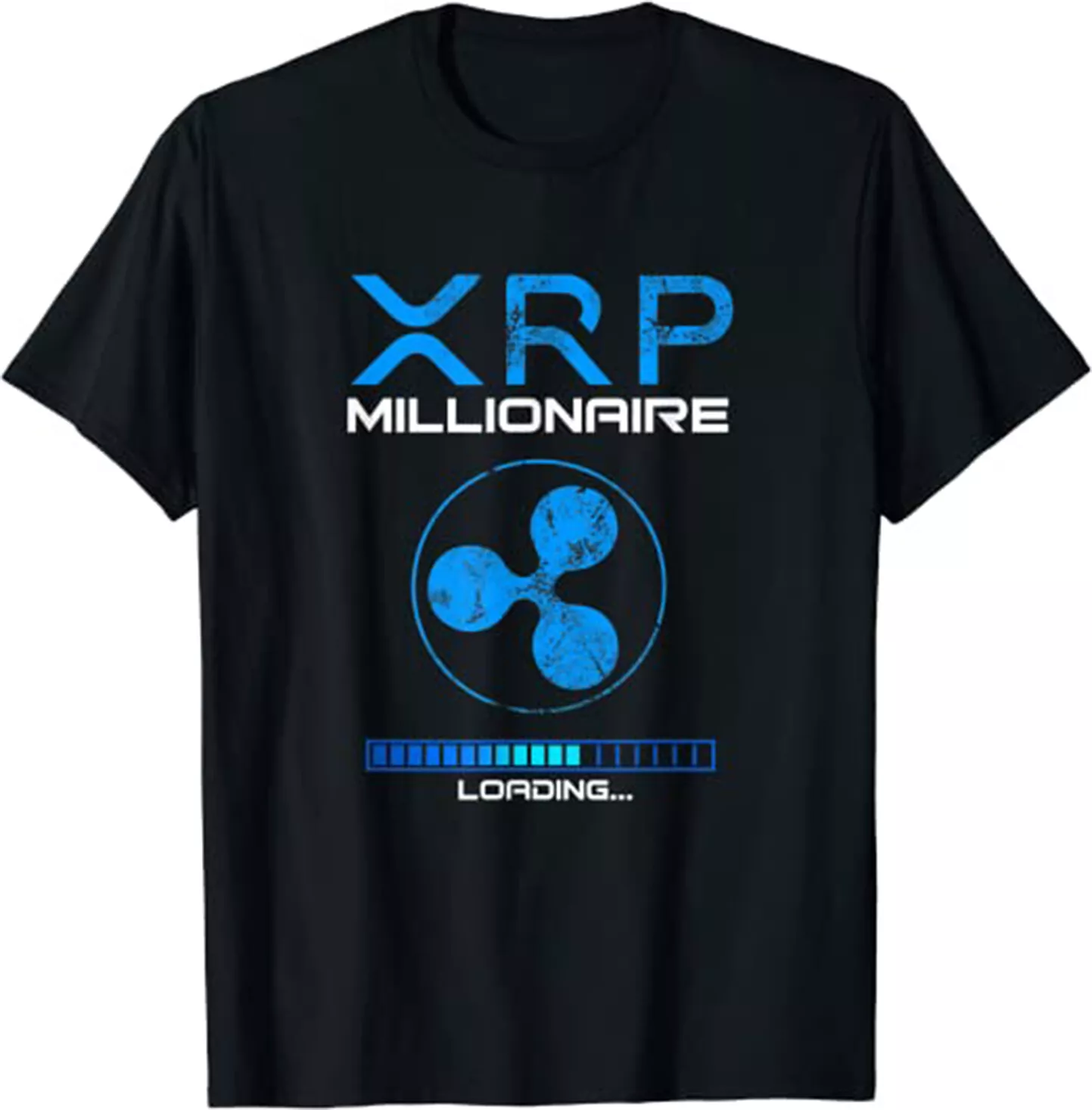 XRP Crypto MILLIONAIRE HODL Ripple Token to the Moon BULLRUN XRP Coin  T-shirt - Walmart.com