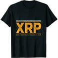 thumbnail image 1 of XRP Cryptocurrency Vintage Retro Womens T-Shirt Black Large, 1 of 5