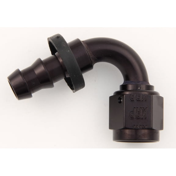 XRP-XTREME RACING PROD. 120 Degree 6AN Hose Barb to 6AN Hose End P/N 231206BB