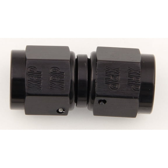 XRP-XTREME RACING PROD. 900106BB AN-NPT Fittings and Components #6 Str Fem Flare Swivel Coupling Black