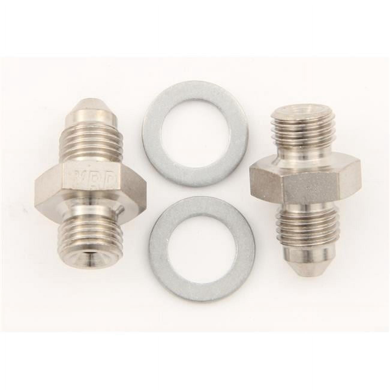 XRP-Xtreme Racing Products XRP402733 0.37-24 in. to 3 AN Crush Washer Seal Adapter - Pack of 2