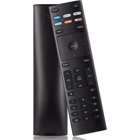 New XRT136 for Vizio Smart TV Remote Control with Vudu iheart Netflix 6 Keys Black