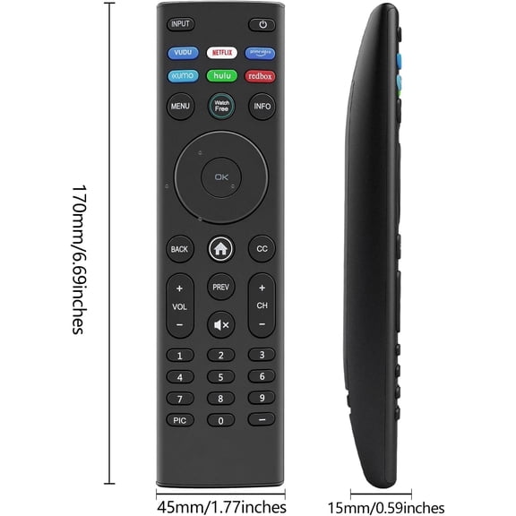 XRT140 Universal Replacement Remote Control for Vizio TVs ,Compatible with xumo, M-Series, V-Series & All LED LCD 4K UHD Smart Televisions