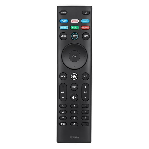 XRT140R Vizio Smart TV Remote Replacement - Easy Setup, Infrared, Shortcut Keys, Universal Remote for SmartCast TVs - Vizio Remote Control Replacement for D, E, M, P, V, PX, OLED Series