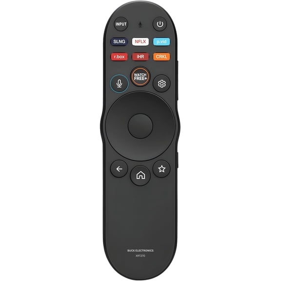 XRT270 Replacement Remote, Voice & Shortcut Keys, Easy Setup for Vizio SmartCast FHD 4K Quantum D M P V Series TVs, 1 Pack