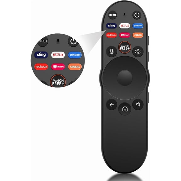 XRT270 Voice Remote for VIZIO Smart-TV-Remote, Replacement Compatible with VIZIO VQP65C-84 65-inch, VQP75C-84 75-inch, M55Q6-L4 55-inch Quantum Pro 4K QLED Smart TVs