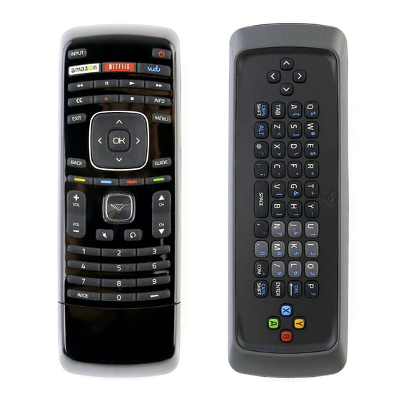 XRT300 Qwerty DUAL Keyboard 3D Remote for Vizio TV XRT300 XRT301 XRT303 M370SL